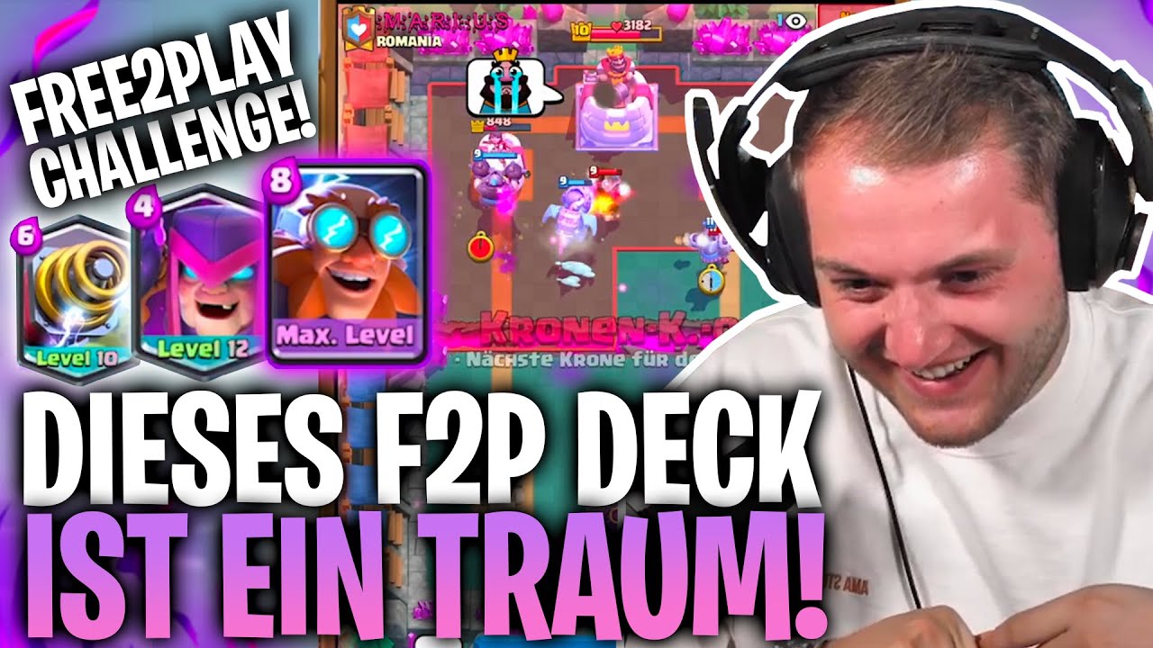 🤯🏆 Neuer TROPHÄENREKORD mit dem F2P ACCOUNT? | Mit diesem Deck muss es möglich sein!