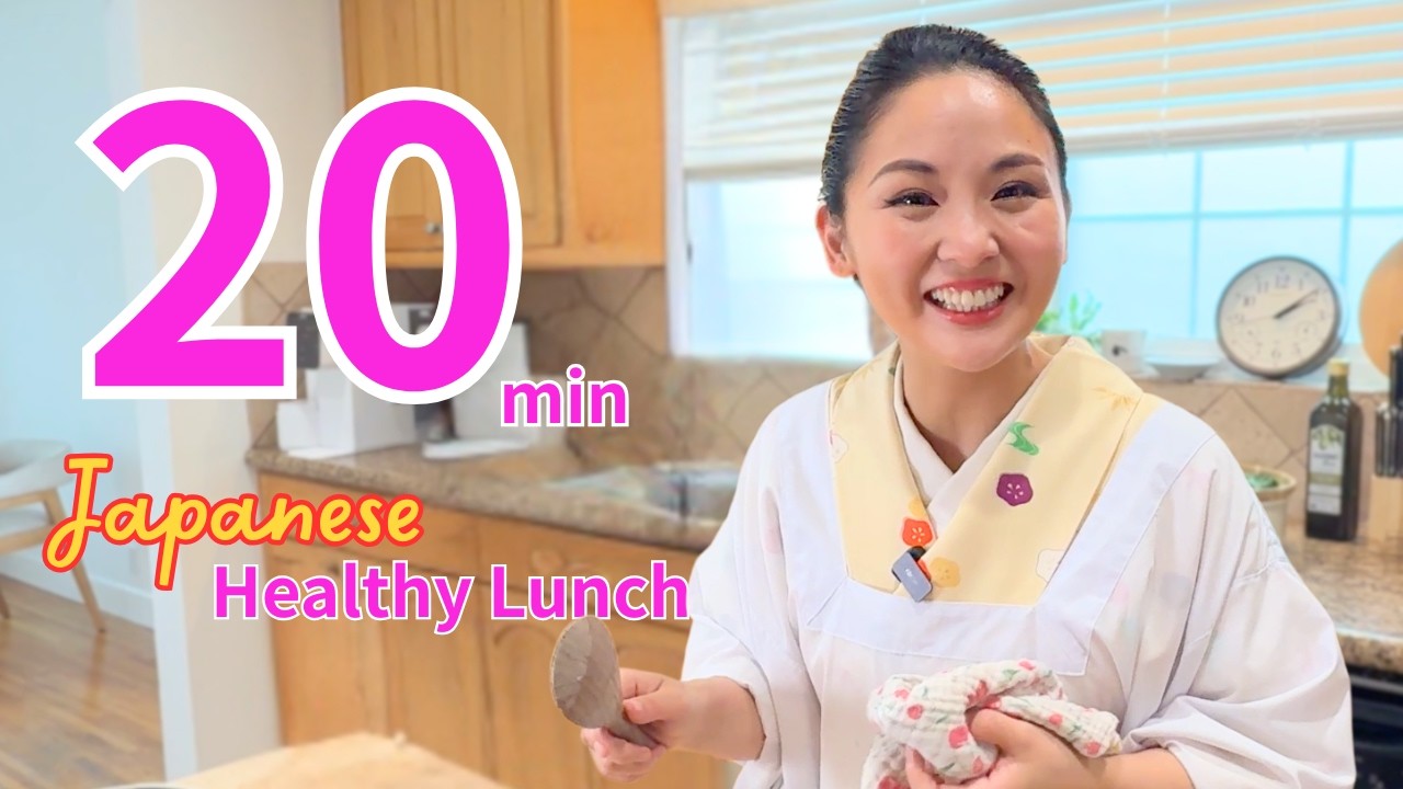 20-Minute Challenge! Can Kimono Mom Make a Healthy & Delicious Rice Bowl?