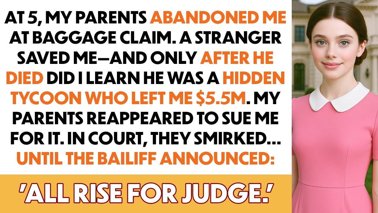My Parents Abandoned Me At 5 In An Airport — Then Sued Me For $5 5M My Adoptive Dad Left In His Will