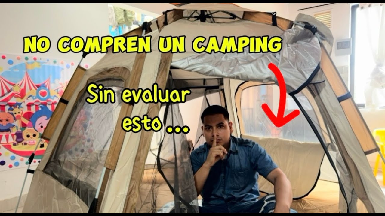 DATOS QUE NO SABÍAS DE UN CAMPING AUTOMÁTICO PARA 6 PERSONAS - ( de 60 dólares )