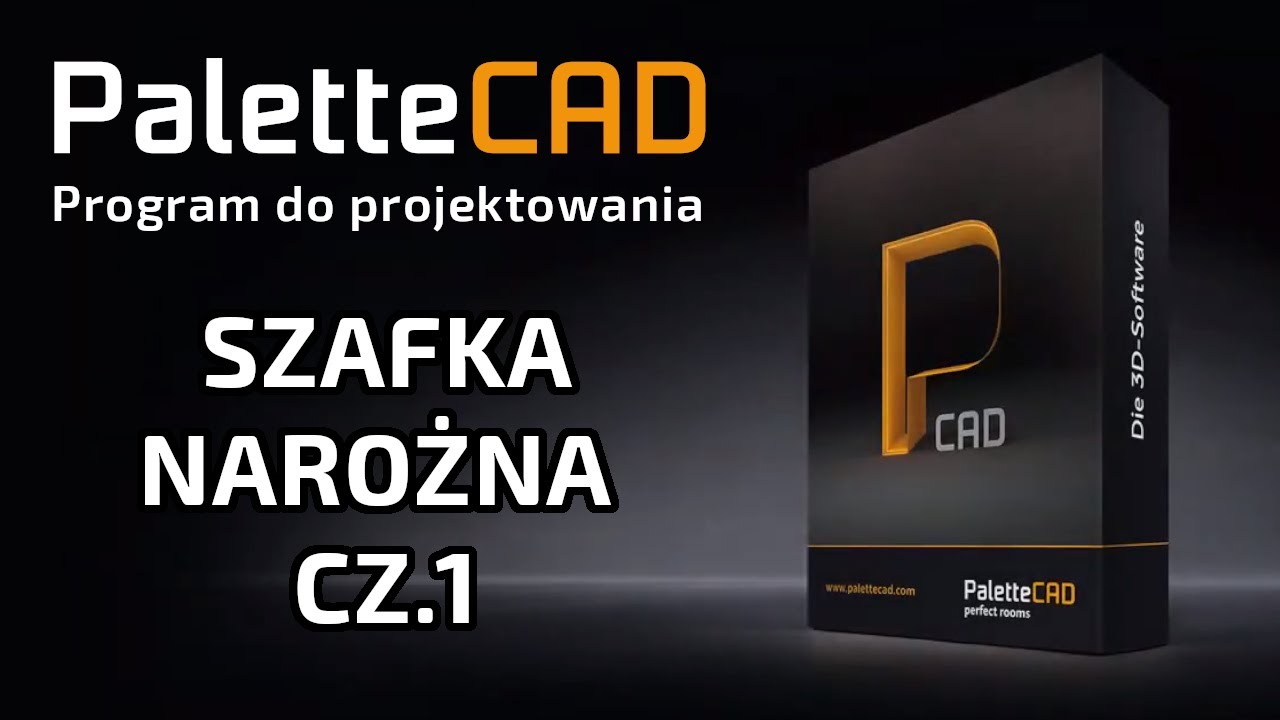 Szafka narożna część 1 - PaletteCAD 10 - Program do projektowania mebli