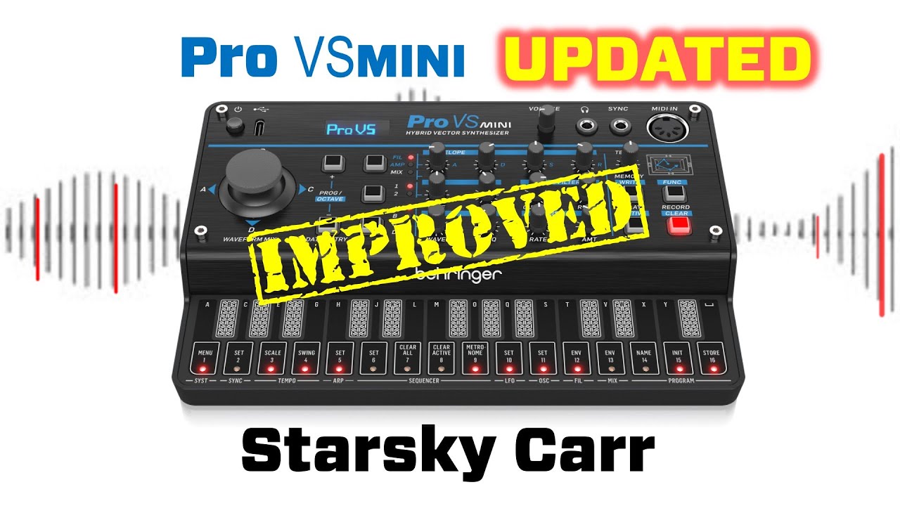Обновление прошивки Behringer Pro VS Mini V1.1.1