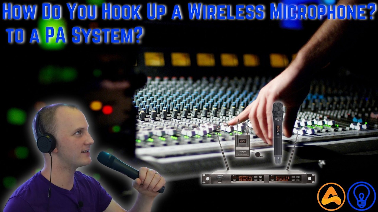 How do you Hook Up a Wireless Microphone to a PA System?