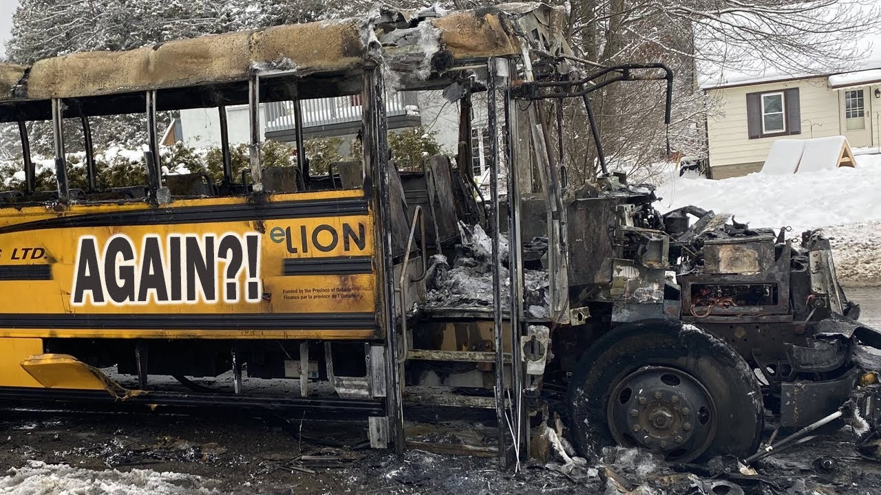 Another Lion Electric Bus Fire: Huntsville, Ontario