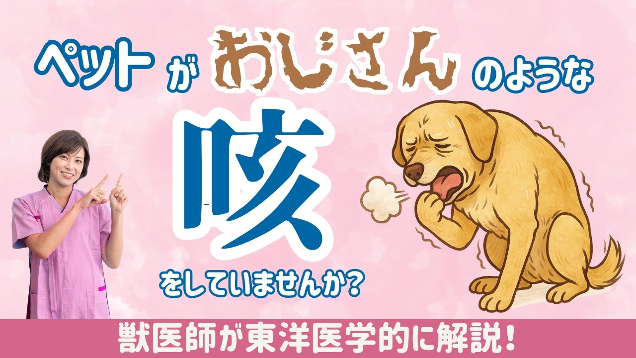 ペットがおじさんのような咳をしてませんか？？