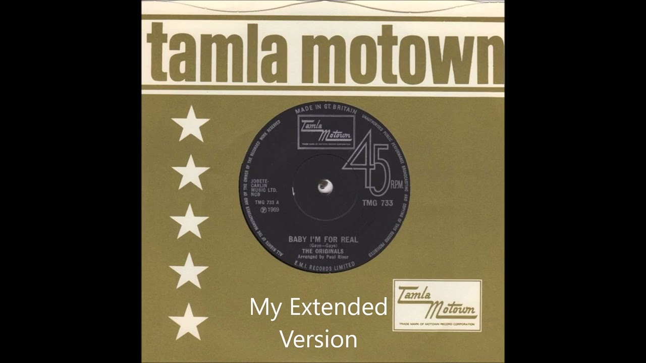 The Originals - Baby I'm For Real (1969) - My Extended Version