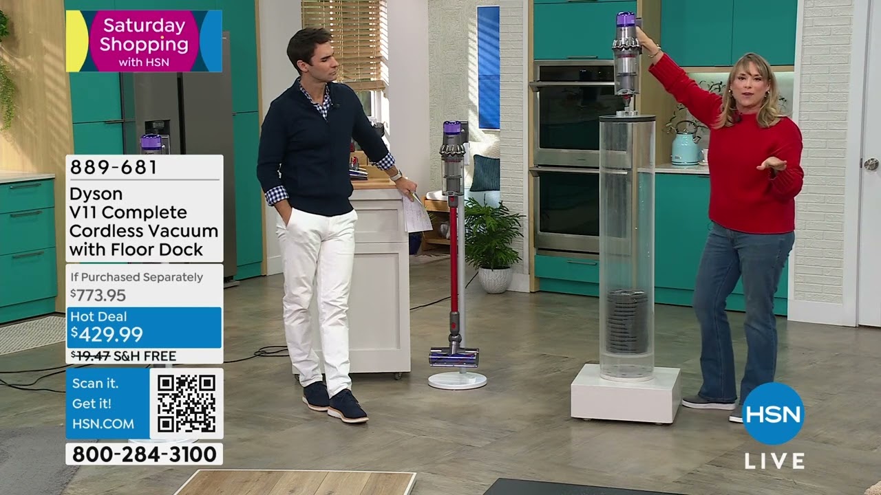 Dyson V11 Complete Cordless Vacuum with Floor Dock and 5...