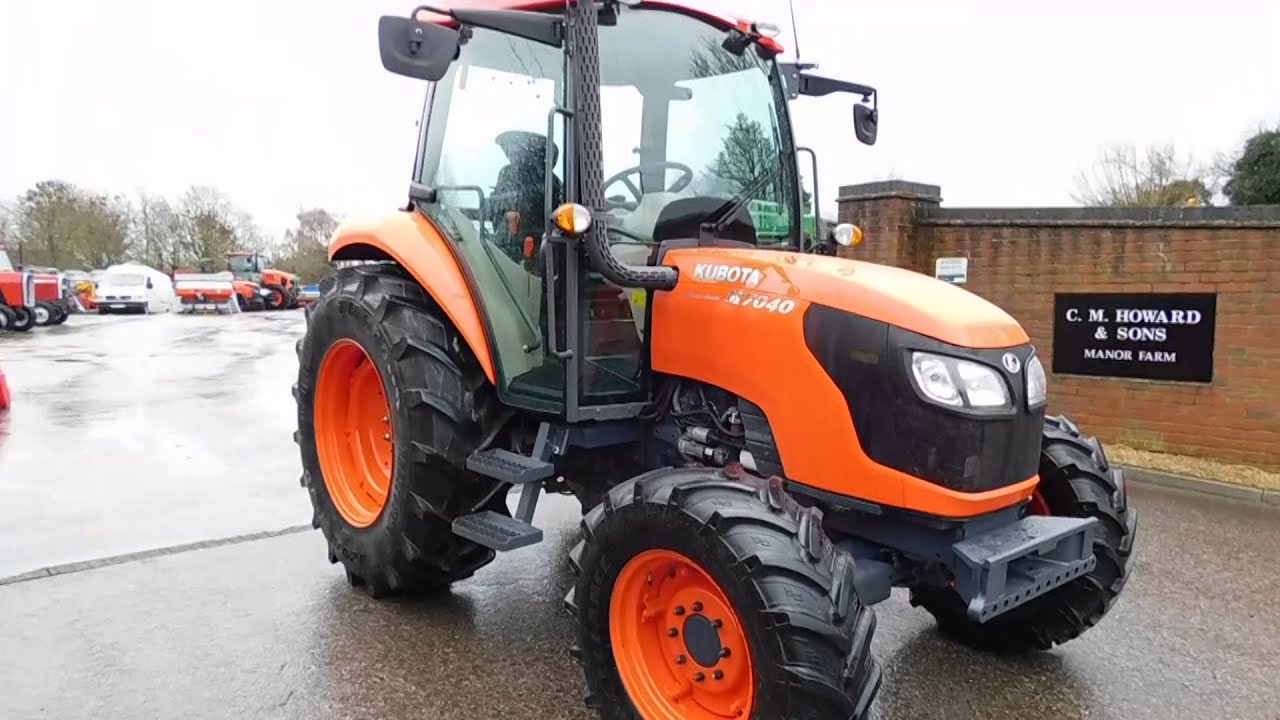 KUBOTA M7040 TRACTOR WALKROUND VIDEO