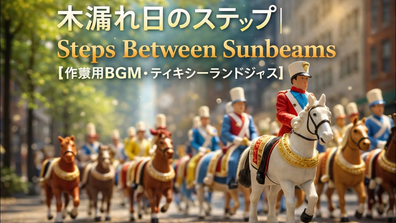 木漏れ日のステップ｜Steps Between Sunbeams【作業用BGM・ディキシーランドジャズ】