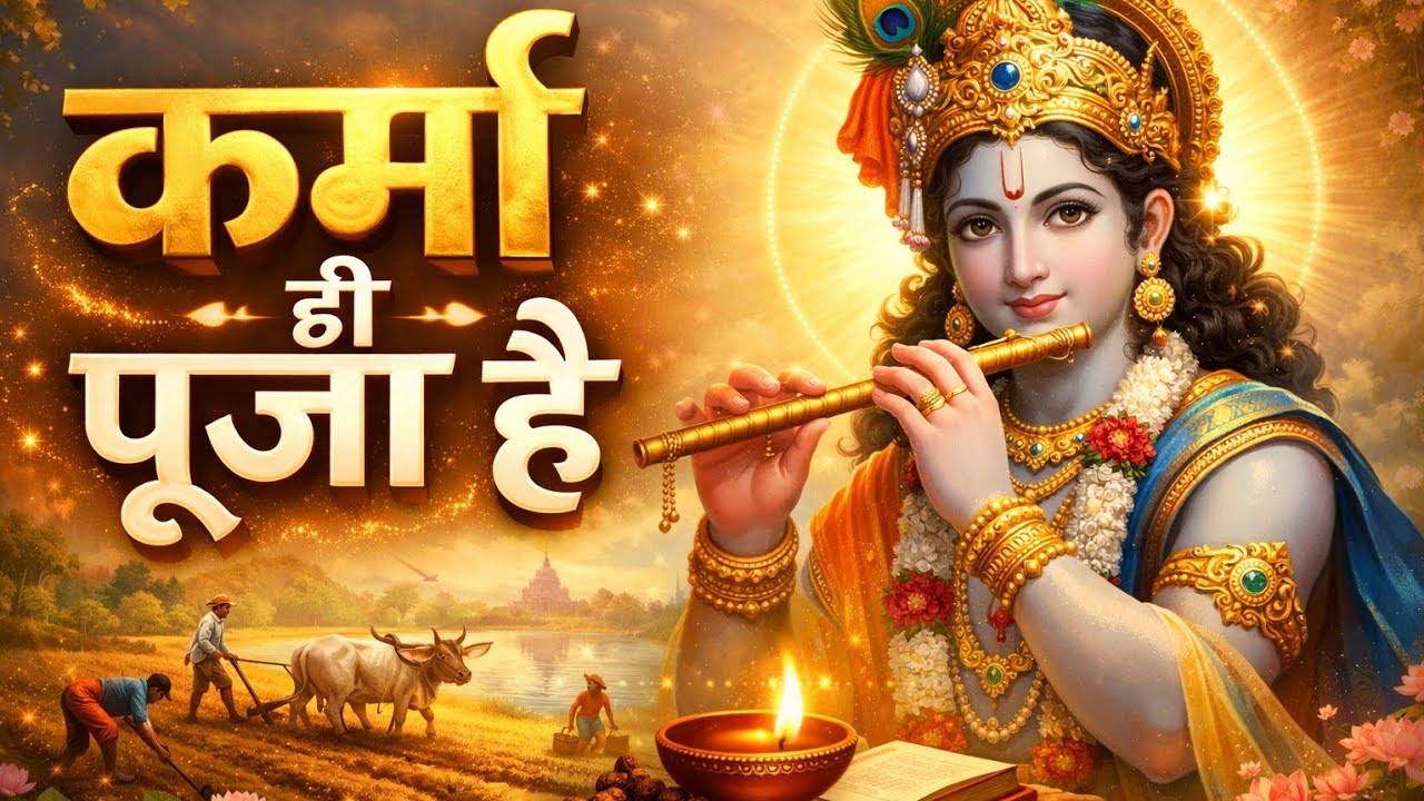 कर्मा ही पूजा है प्यारा भजन 💯