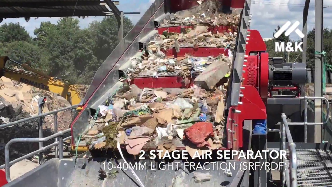 Combi Flip Flow Screen Trommel Fines Cleanup Skip Waste