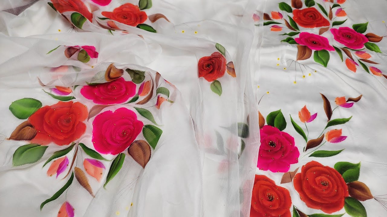 New Collection of Beautiful and Gorgeous Hand Painted Suits