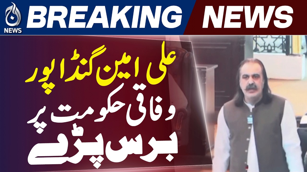 Ali Amin Gandapur Criticism | KP Government Issues | NFC Funds Debate - Aaj News