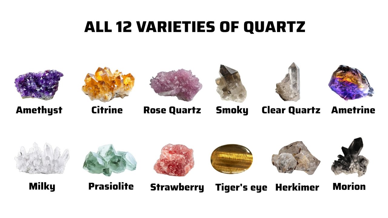 Every type of Quartz Explained in 4 Minutes.