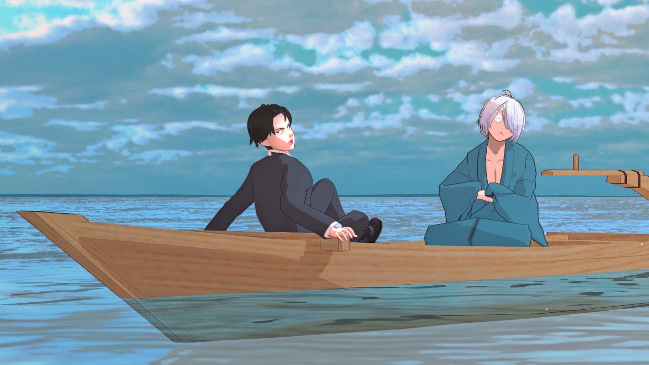 【ゴーゴー幽霊船】ゲゲ郎と水木に踊ってもらった【ゲゲゲの謎/ゲ謎MMD】
