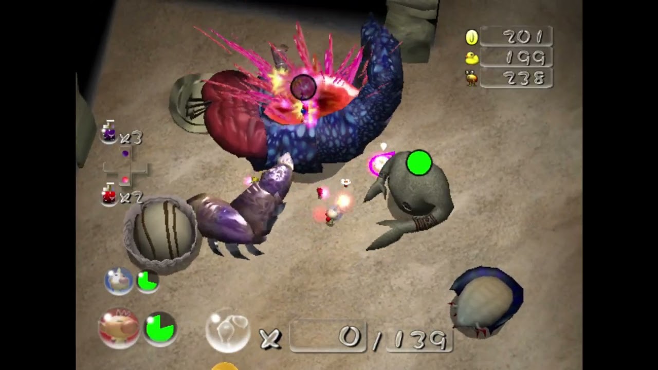PIKMIN 2 Colossal Caverns - All Treasures attempt #19