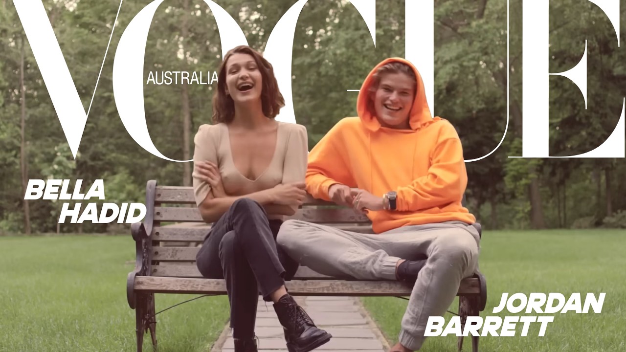 Быстрые вопросы Белле Хадид и Джордану Барретту | Vogue Australia