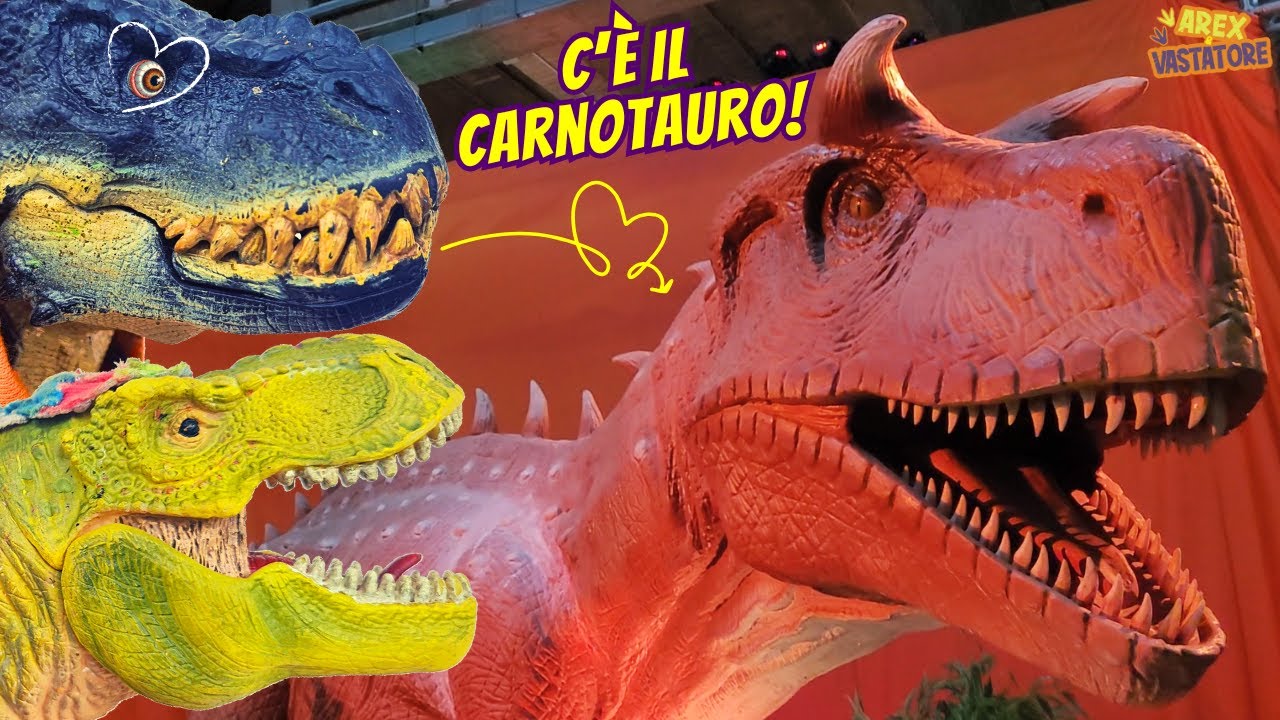 DINOSAUR INVASION 🦖🦕 Arex e Vastatore visitano la MOSTRA dei DINOSAURI di BARI!