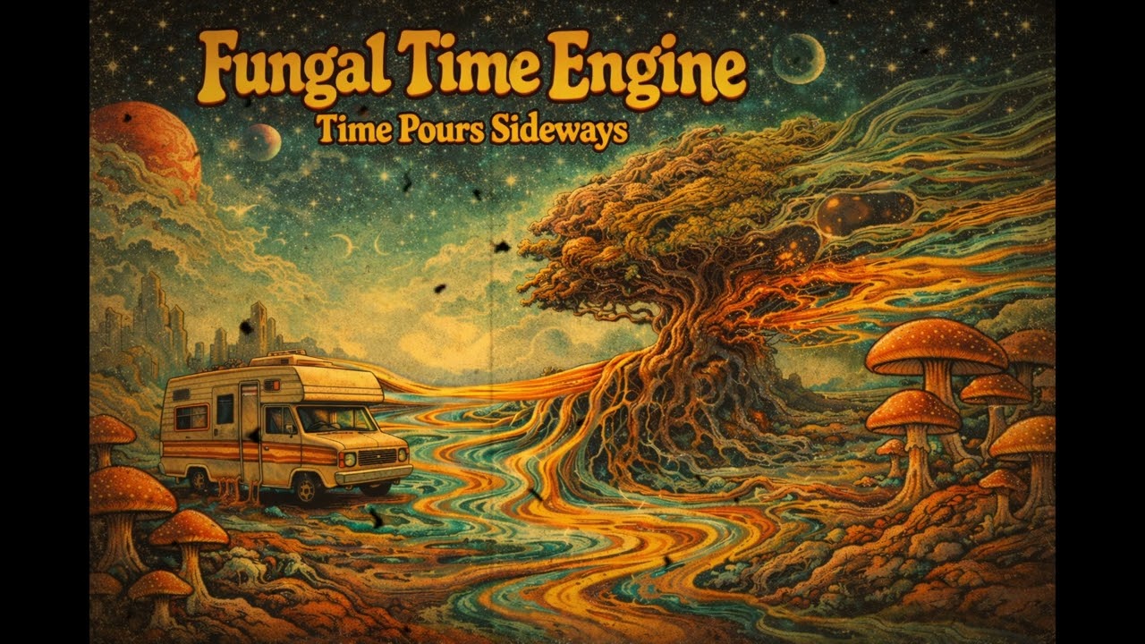 Fungal Time Engine – Time Pours Sideways (Full Album) Psychedelic / Stoner / Acid Rock
