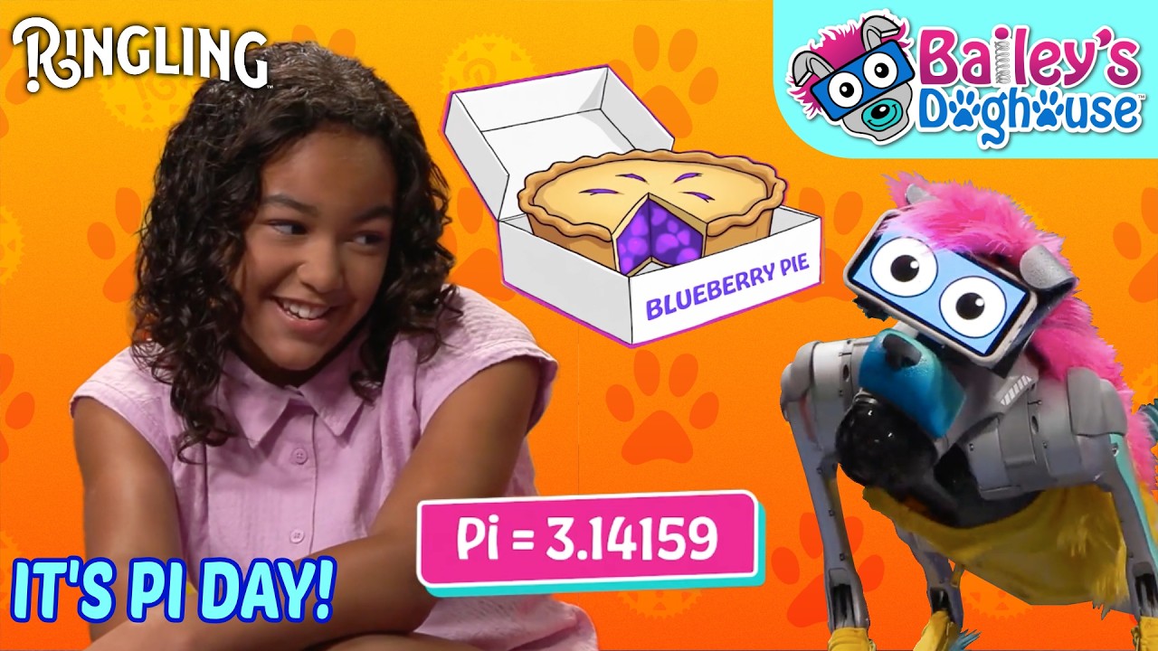 Веселье в честь числа Пи с Бейли! 🤖🐶🥧 | Ринглинг