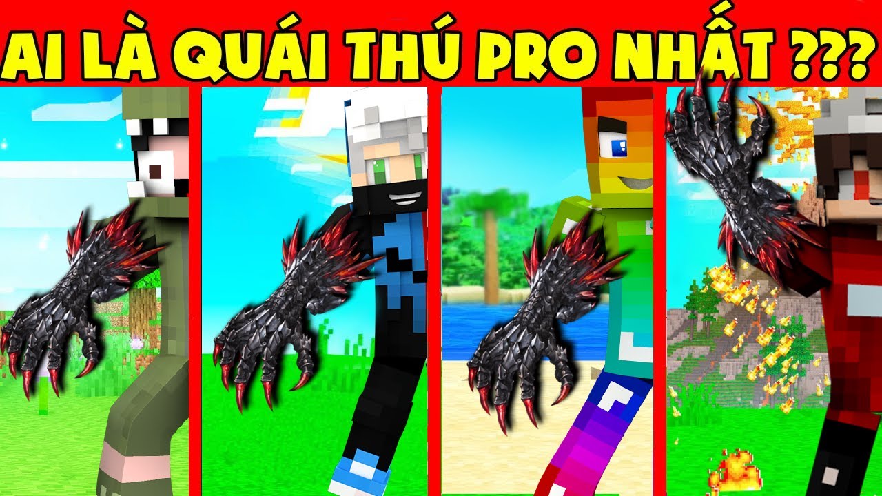MINI GAME : AI LÀ QUÁI THÚ PRO NHẤT ?? QUÁI THÚ NOOB HỒI SINH KHIẾN CẢ TEAM KHIẾP SỢ