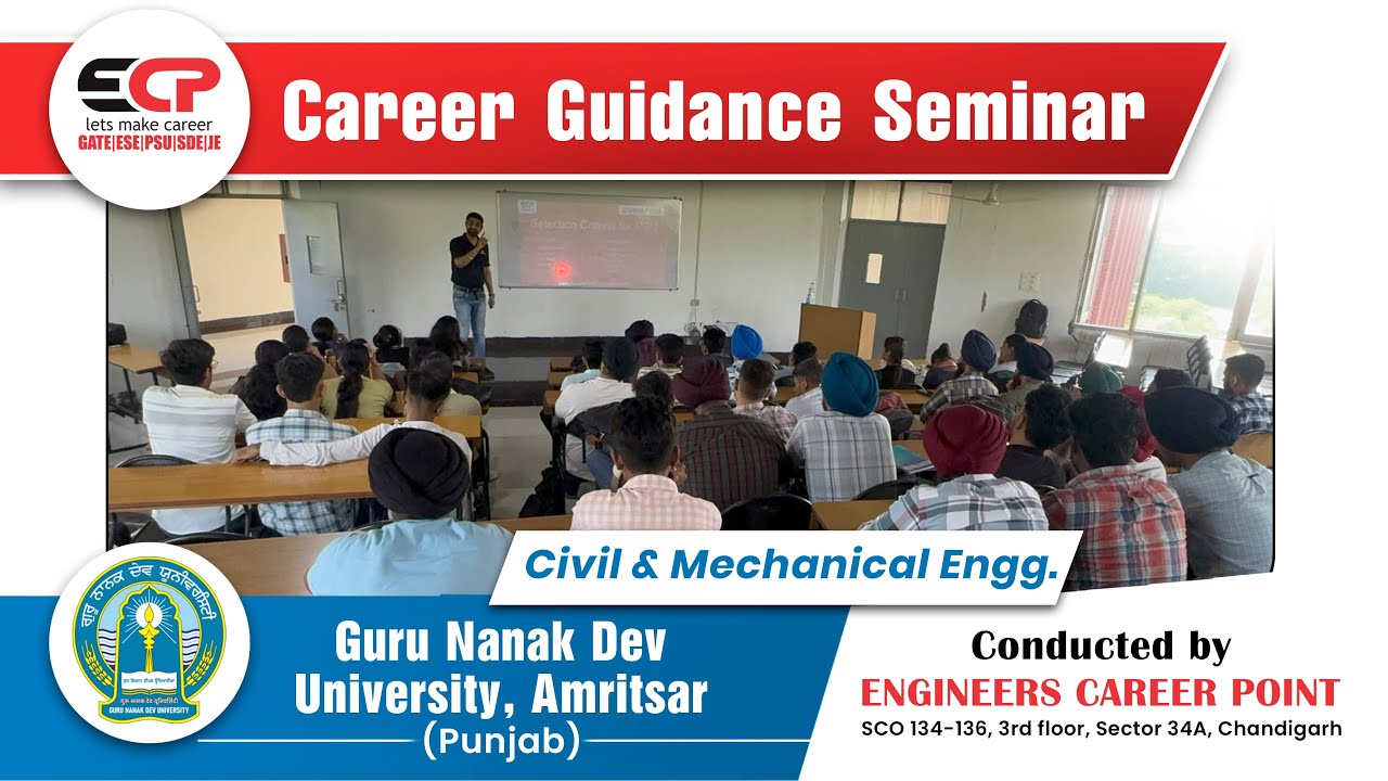 Career guidance seminar conducted by ECP For Civil & Mechanical Engg. branch @GANDU Amritsar, Punjab