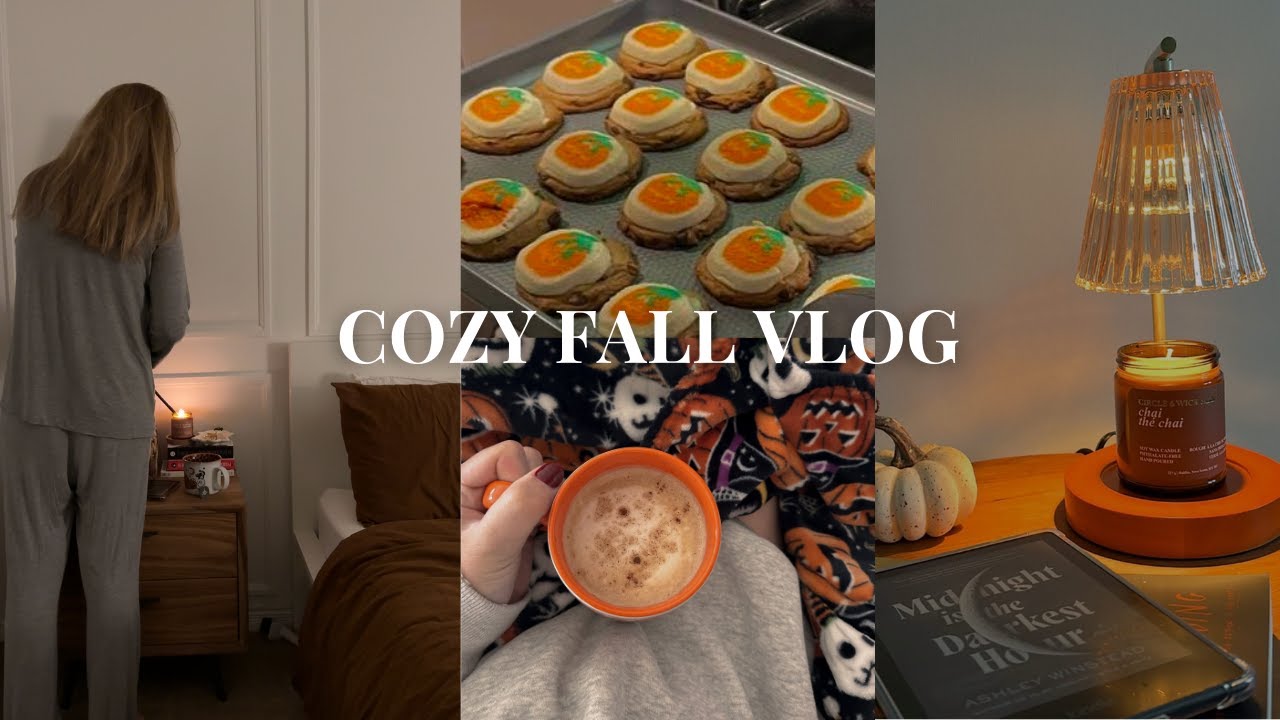 Cozy Autumn Day at Home 🍂🕯️ enjoying the little moments & romanticizing 9-5 life