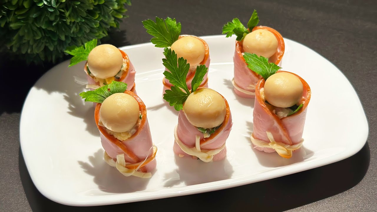 Этот рецепт закуски поразил всех! Весь секрет во вкусной начинке.
