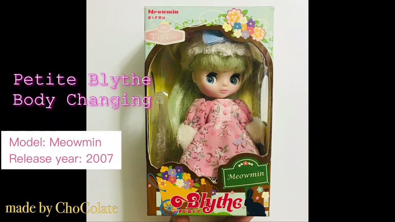 Petite Blythe doll change body tutorial