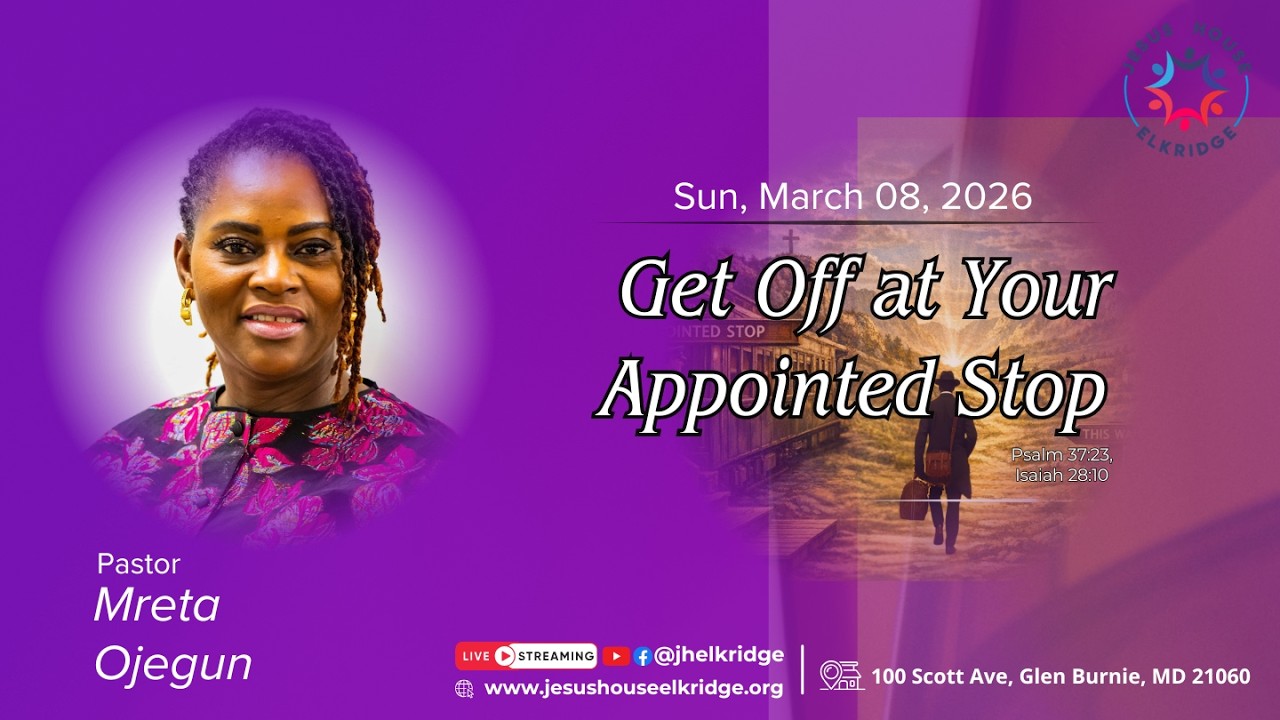 Get Off at Your Appointed Stop | 03.08.26