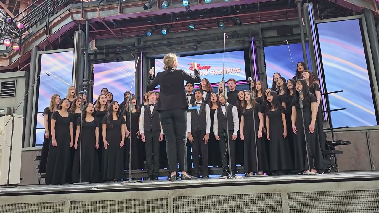 Archbishop Mitty Choir at Disney California Adventure