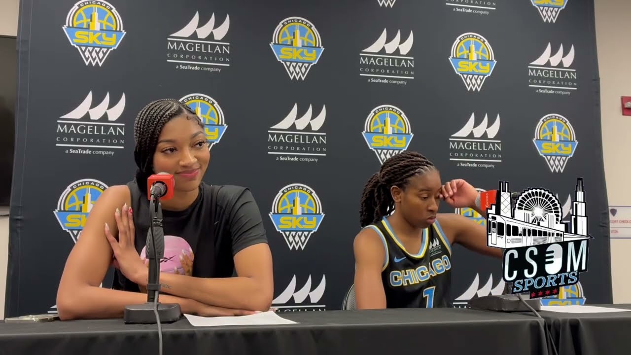 Angel Reese & Ariel Atkins: Chicago Sky Postgame (8/19/25)