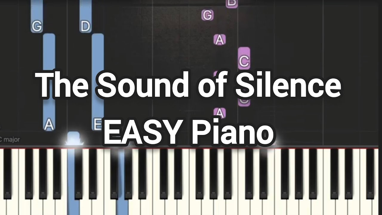 The Sound of Silence - Simon & Garfunkel | Simple Piano (Piano Cover, Piano Tutorial) Sheet 琴譜