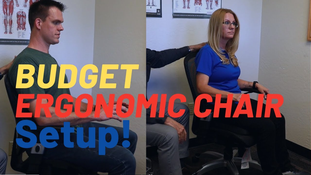 Ergonomic Chair Setup for Different Body Types | Tall and Short People