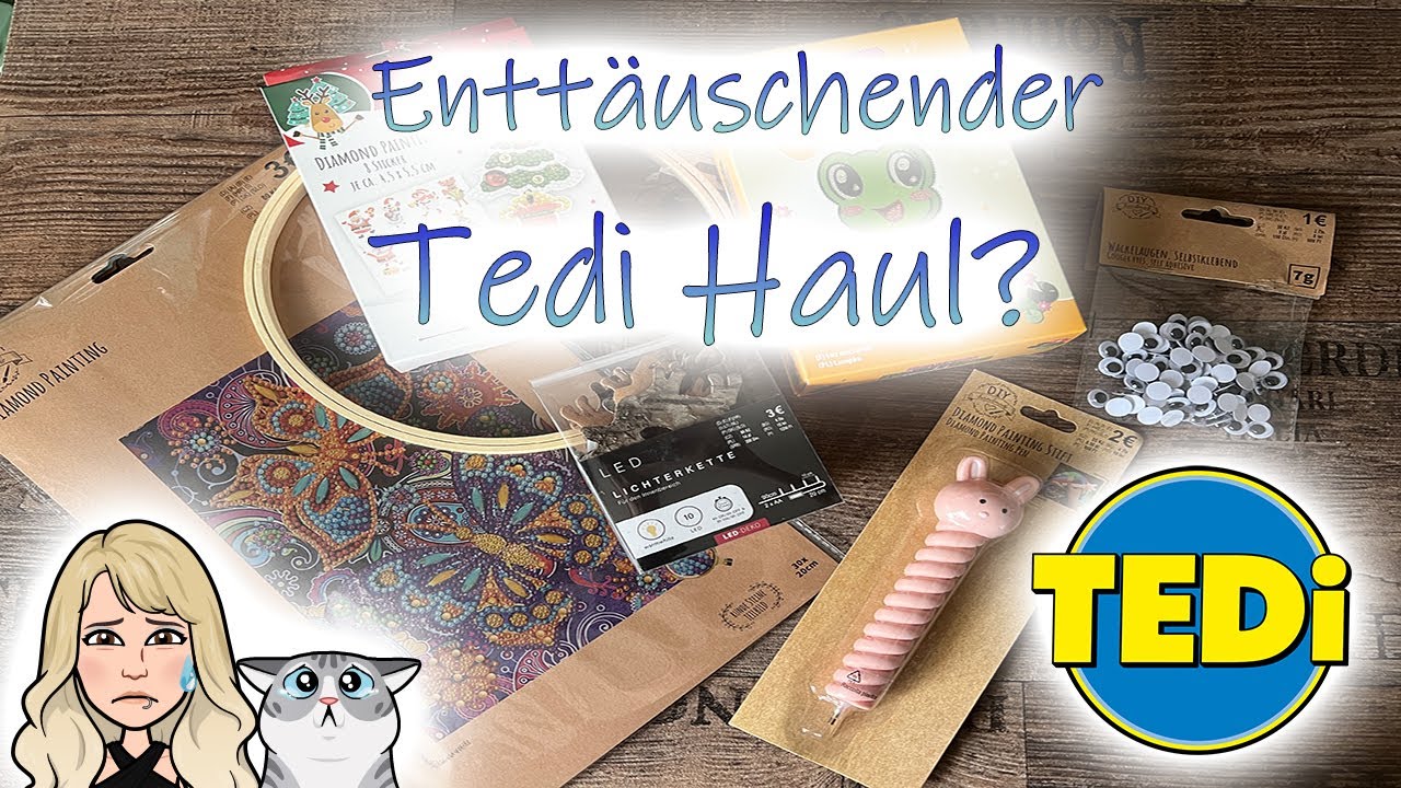 Diamond Painting | Enttäuschender Tedi Haul?