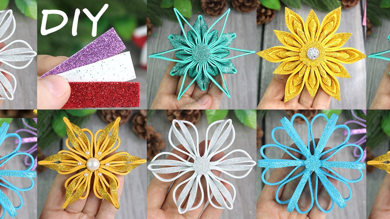 🎅 TOP-5 DIY Christmas Snowflake ❄ 🎄 5 DIY Новогодних поделок Своими Руками 🎄