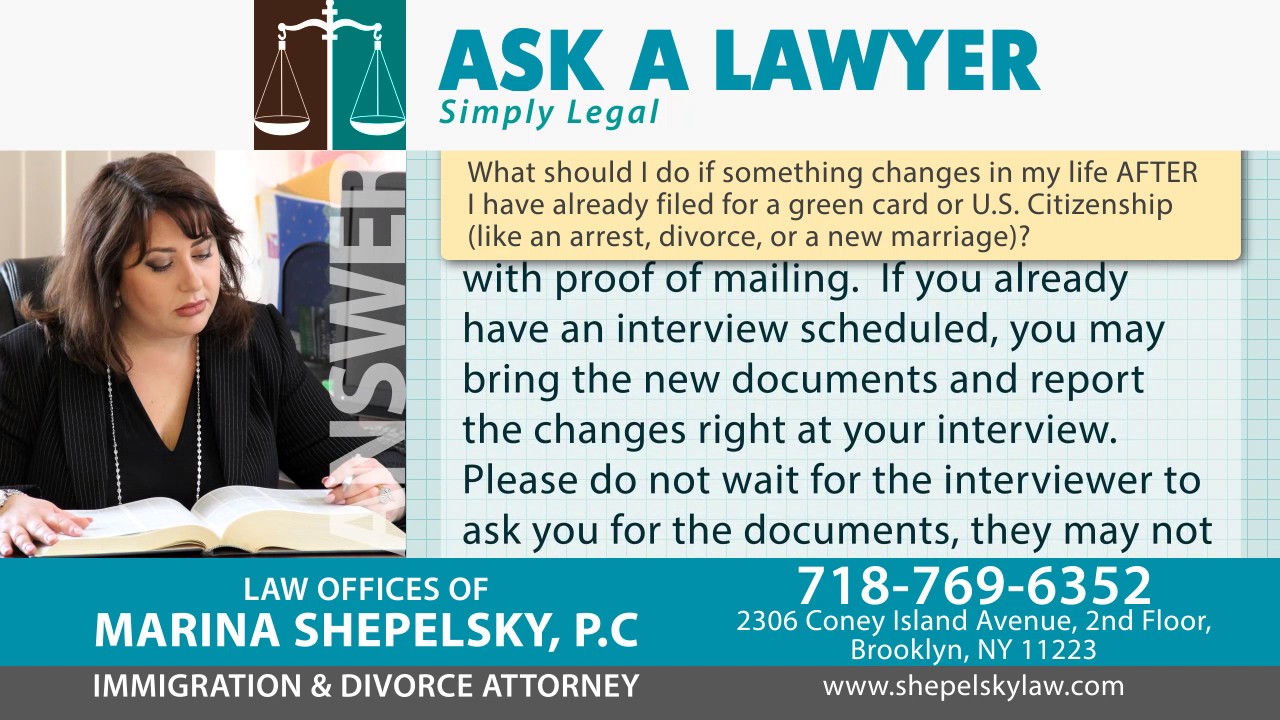 Ask a Lawyer - Law Offices of Marina Shepelsky - Episode 02