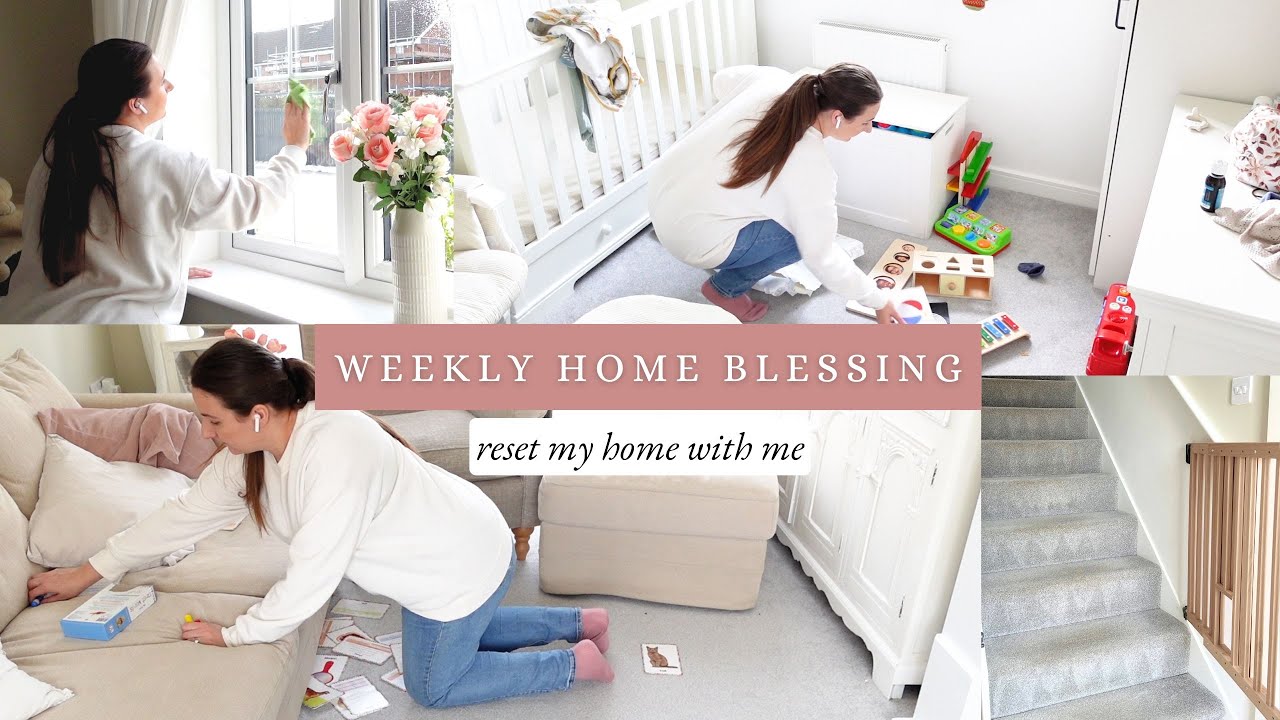 WEEKLY HOME RESET | flylady, homemaking, cleaning motivation, speed cleaning