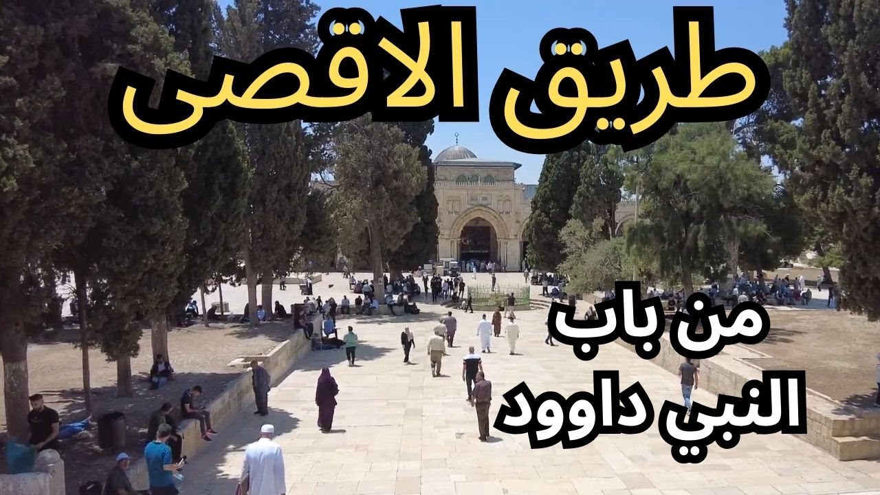 #طريق_الاقصى  | من باب النبي داوود | صلاة الجمعة /to Al-Aqsa Mosque #jerusalem