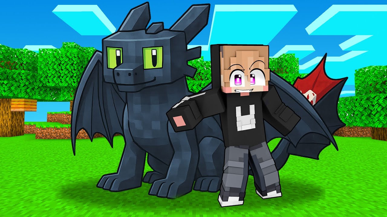 AKU PUNYA PELIHARAAN NAGA DI MINECRAFT!!