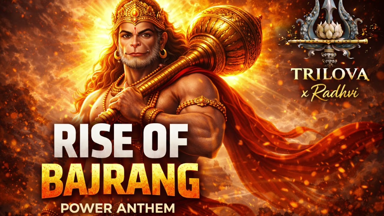 Rise of Bajrang | Powerful Hanuman Devotional Rap Anthem & Workout Motivation – TRILOVA x Radhvi