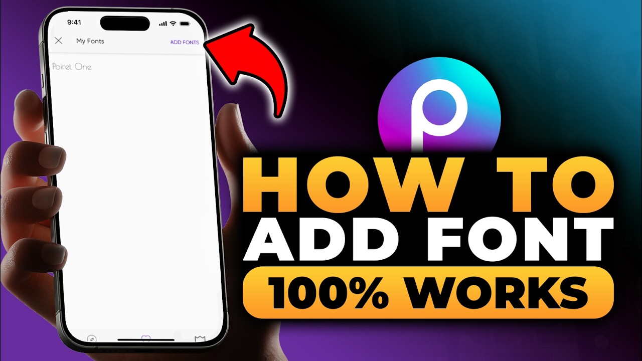 How To Add Font in Picsart (FAST & EASY) | 100% WORKS | NO Yapping, To The Point! | Picsart Font Add