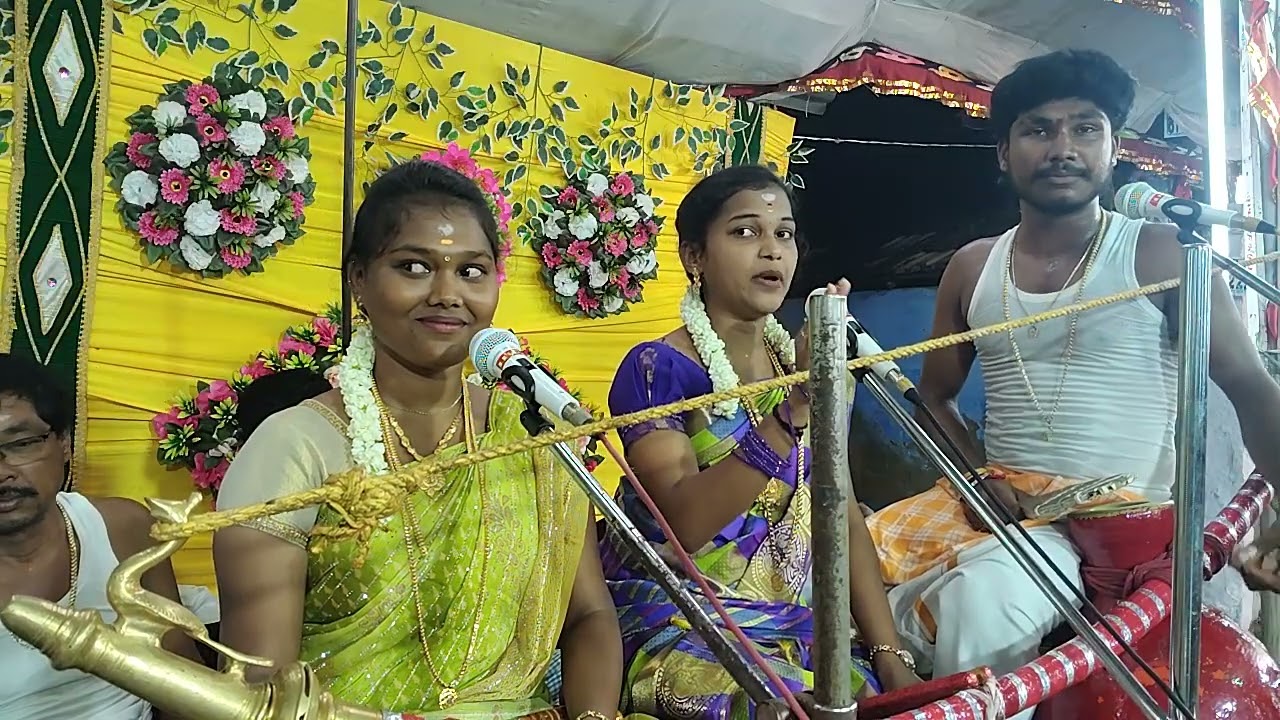 🔥சத்யா செல்வின் தனது மூத்த அக்காளுடன் வில்லுப்பாட்டு படித்த வசீகரா வீடியோ பூலாங்குளம் கோயில்🔥
