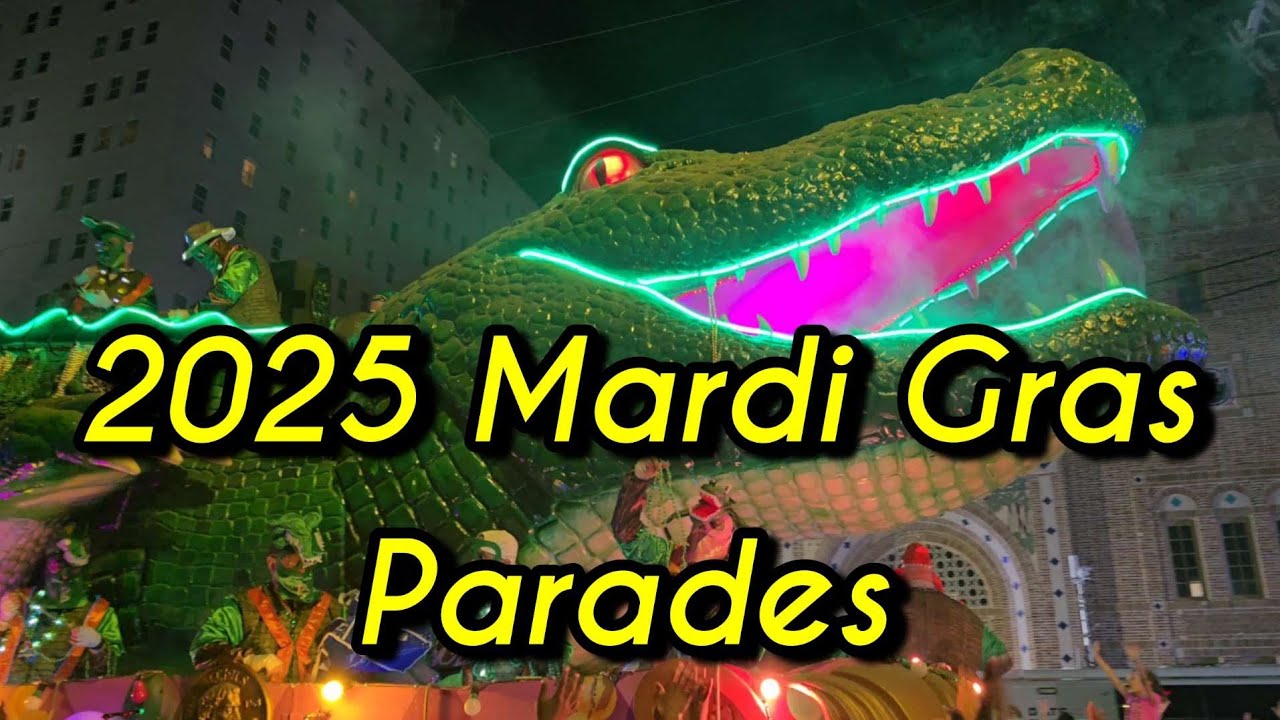 All of my best footage of the floats!! New Orleans Mardi Gras!! 2025