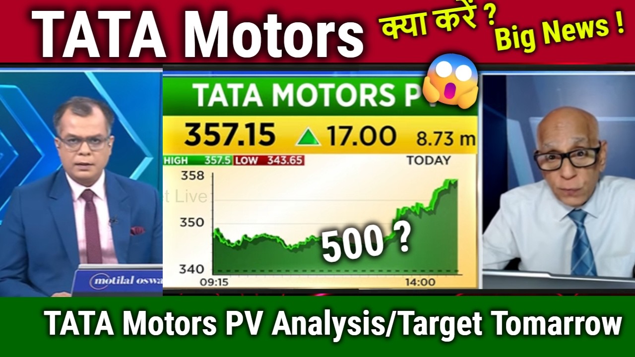 TATA Motors share news today,kharide ya nahi,Buy or Sell?,TMPV Share Analysis,Target Tomarrow,split