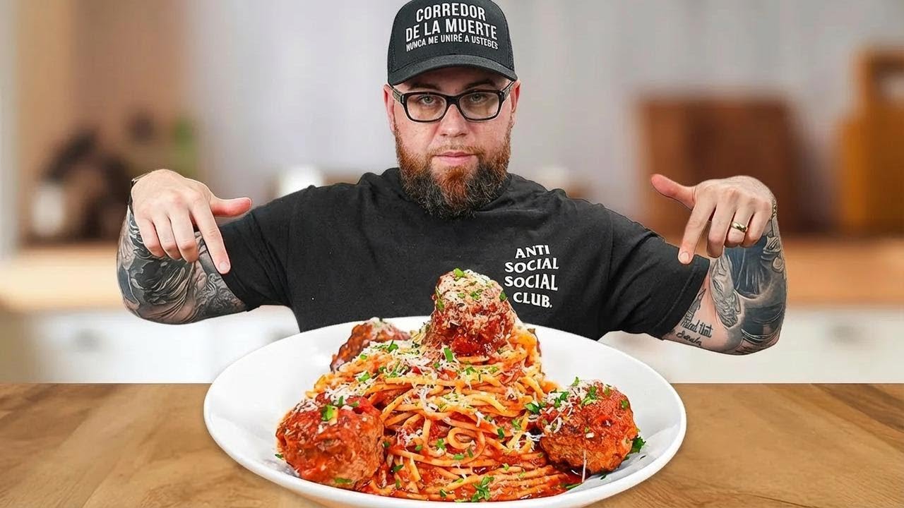 ¡Estos espaguetis con albóndigas te van a cambiar la vida!