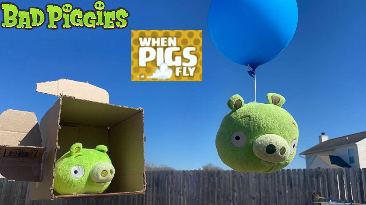 Bad Piggies Plush: When Pigs Fly