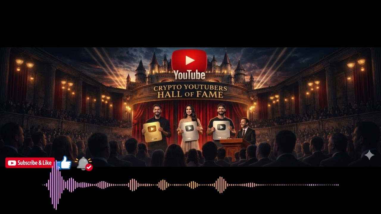 The Crypto YouTubers Hall Of Fame  #music  #crypto #bitcoin #ethereum  #YouTubers #youtube