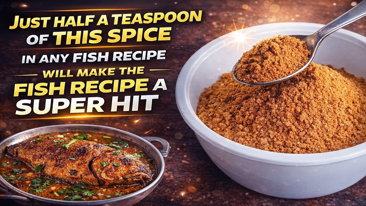 Ultimate Homemade Fish Masala Recipe: Half Teaspoon Makes Any Fish Dish Superhit – Lasts 6 Months!