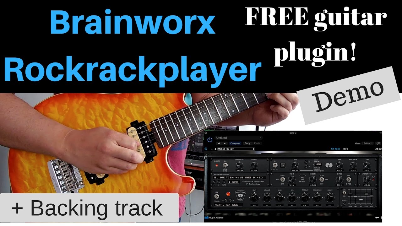 Brainworx rockrack player FREE guitar plugin demo